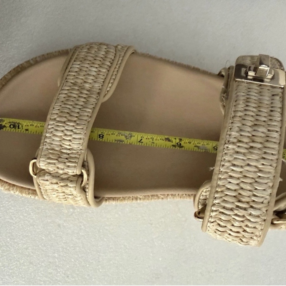 Madden NYC Beige Braided Espadrille Platform Sandal - Picture 11 of 11